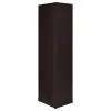 CoasterEveryday 800270 Alder - 6-Shelf Corner Bookcase - Cappuccino