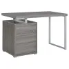 CoasterEveryday 800520 Brennan - 3-Drawer Office Computer Desk - Weathered Gray
