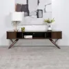Coaster Fine Furniture 701713 Valna - Wood TV Stand With Sliding Doors - Walnut