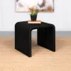 Coaster Fine Furniture 708517 Cahya - Woven Rattan Square End Table - Black