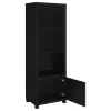 Coaster Fine Furniture 707756 Jupiter - 3-Shelf Engineered Wood Media Tower - Black