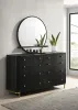 Coaster Fine Furniture 224333M Arini - 8-Drawer Dresser With Mirror - Black
