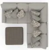 Jackson Furniture Industries 3345/62/42/12-26 Jackson Furniture Industries 3345/62/42/12-26 Livingston - 2 Piece Sectional With Comfort Coil Seating, 40