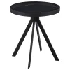 Coaster Fine Furniture 706268-S3 Briggs - 3 Piece Round Coffee And End Table Set - Black