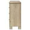 Coaster Fine Furniture 225103 Oakglen - 6-Drawer Bedroom Dresser - Weathered Oak