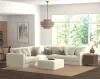 Jackson Furniture Industries 2235/36/31/59/37/12-16 Ritzy - 5 Piece Modular Sectional And 1 Included Cocktail Ottoman - Bone