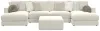 Jackson Furniture Industries 2235/75/31/76/12-16 Jackson Furniture Industries 2235/75/31/76/12-16 Ritzy - 4 Piece Modular Double Chaise Sectional And 1 Included Cocktail Ottoman - Bone