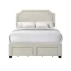 Intercon UB-BR-TRPFUL-BGE-C Tropic - Full Storage Bed - Beige