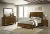 New Classic 00-B0182-34N New Classic 00-B0182-34N Ballard - 5/0 Queen 4 Piece Bedroom Set (Bed, Dresser, Mirror, Nightstand) - Brown
