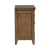 Liberty Furniture 930-BR62 Carolina Park - 2 Door Bedside Chest With Charging Station - Amber Brown