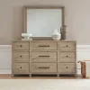 Liberty Furniture 780-BR-DM Proximity Place - Dresser & Mirror - Barley Buff