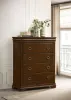 Coaster Fine Furniture 205305 Garland - 4-Drawer Bedroom Chest Of Drawers - Brown Cherry