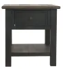 Ashley Furniture T736-3 Tyler Creek - Rectangular End Table - Grayish Brown / Black