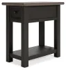 Ashley Furniture T736-107 Tyler Creek - Chair Side End Table - Black / Gray