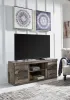 Ashley Furniture EW0200-268 Derekson - LG TV Stand w/Fireplace Option - Multi Gray