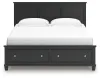Ashley Furniture B687B19 Ashley Furniture B687B19 Lanolee - King Panel Storage Bed - Black