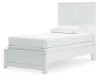 Ashley Furniture B139B41 Ashley Furniture B139B41 Bostwick Shoals - Twin Panel Bed With Framed Footboard - White