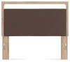 Ashley Furniture PCB1360-57 Kinlanni - Queen Upholstered Panel Headboard - Tan / Brown