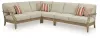 Ashley Furniture P801P11 Ashley Furniture P801P11 Clare View - 4-Piece Outdoor Sectional - Beige