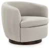 Ashley Furniture A3000786 Annbury - Swivel Accent Chair - Light Beige