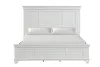 New Classic 00-B2118-100 Jamestown - 6/6 King Bed - White