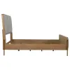 CoasterElevations 224301KE Arini - Upholstered Eastern King Panel Bed Sand - Wash And Gray
