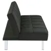 CoasterEveryday 360281 Joel - Upholstered Tufted Convertible Sofa Bed - Black
