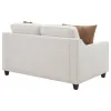 CoasterElevations 552062 Christine - Upholstered Sloped Arm Loveseat - Beige