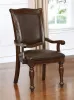 Furniture of America CM3350AC-2PK Alpena - Arm Chair (Set of 2) - Brown Cherry / Espresso