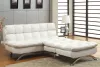 Furniture of America CM2906WH Aristo - Futon Sofa - White