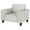 Coaster Fine Furniture 509649 Deerhurst - Upholstered Track Arm Tufted Accent Chair - Greige