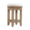 Liberty Furniture 922-OT9003 Millstone - Upholstered Console Swivel Stool - Nutmeg