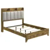 Coaster Fine Furniture 222971KE-S5 Henderson - 5 Piece Eastern King Bedroom Set - Medium Oak