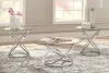 Ashley Furniture T270-13 Hollynyx - Occasional Table Set (Set of 3) - Chrome Finish