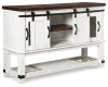 Ashley Furniture D546-60 Valebeck - Dining Room Server - White / Brown