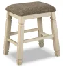 Ashley Furniture D647-024 Bolanburg - Upholstered Stool (Set of 2) - Beige