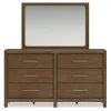 Ashley Furniture B974B1 Cabalynn - Dresser And Mirror - Light Brown