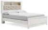 Ashley Furniture B2640B20 Altyra - Queen Panel Bookcase Bed With Roll Slats - White