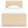 Ashley Furniture EB9632B10 Ashley Furniture EB9632B10 Onita - Twin Panel Platform Bed With 1 Side Storage - Natural