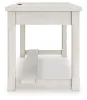 Ashley Furniture H742/34/01A/70 Robbinsdale - 3 Pc. - Home Office Desk, Home Office Desk Chair, Bookcase - Antique White