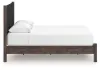 Ashley Furniture PCB2614B12 Pamytta - Queen Upholstered Panel Platform Bed - Brown