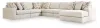 Ashley Furniture PC68706S15 Ashley Furniture PC68706S15 Kestrie - 6-Piece Sectional With RAF Corner Chaise - Feathered