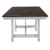 Liberty Furniture 139WH-T4002 Farmhouse - Trestle Table - Two Tone White / Wood Tone