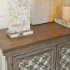 Liberty Furniture 2012-AC7236 Westridge - 4 Door Accent Cabinet - Light Brown