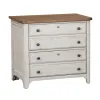 Liberty Furniture 652-HO146 Farmhouse Reimagined - Lateral File - Antique White / Chestnut Tops
