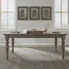 Liberty Furniture 615-T4290 Americana Farmhouse - Wood Rectangular Leg Table - Dusty Taupe