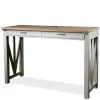 Riverside Furniture 12133 Osborne - Nesting Desk - Timeless Oak / Gray Skies