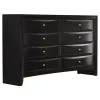 CoasterEssence 200701Q-S5 Briana - Queen 5 Piece Bedroom Set - Black