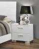 CoasterEssence 203502 Felicity - 2-Drawer Nightstand - White High Gloss