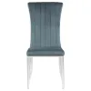 CoasterElevations 109452 Beaufort - Upholstered Dining Side Chair (Set of 2) - Steel Gray